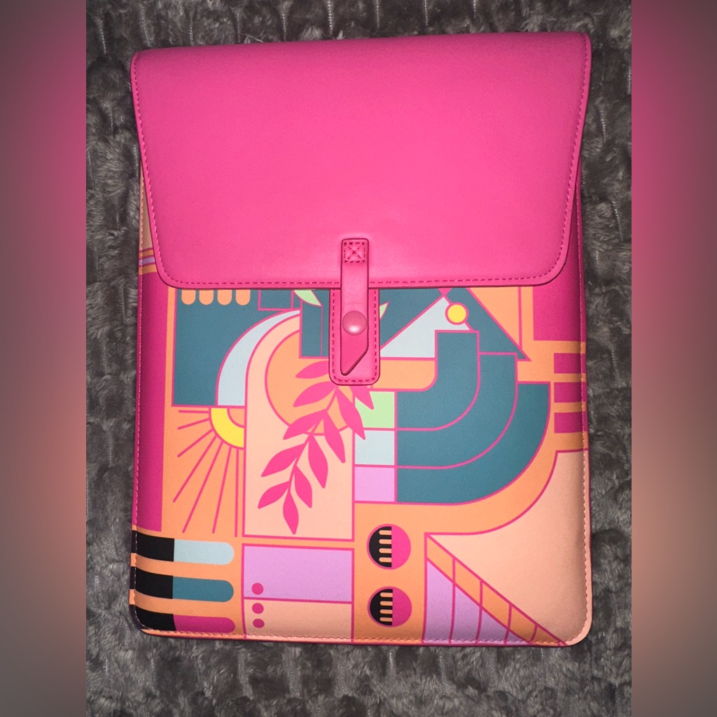 Stylish Pink Geometric TabletPc Sleeve